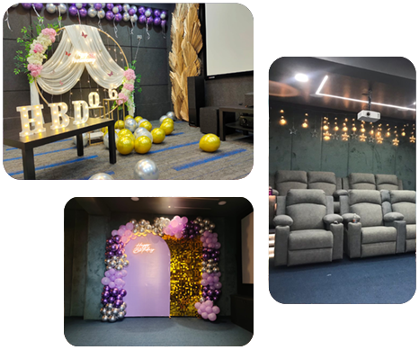 Binge N Fiesta - Best private theater in hyderabad.