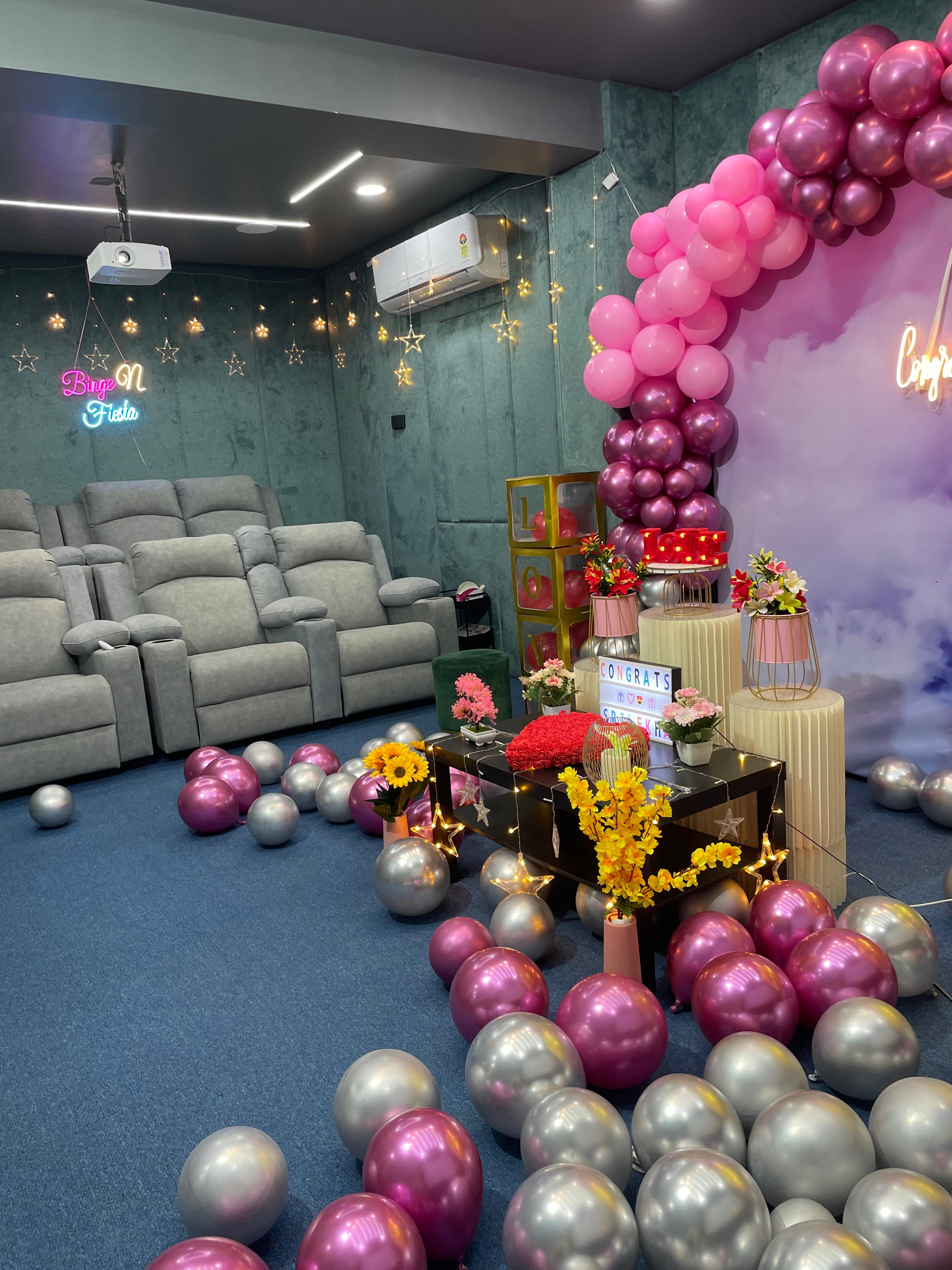 Binge N Fiesta - Best private theater in hyderabad.